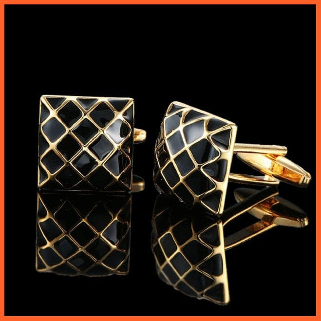 Quality Gold Color Cufflinks | Retro Pattern Poker Bird Knot Fish Bullet French Shirt Cuffs Suit Accessories Wedding Jewellery | whatagift.com.au.