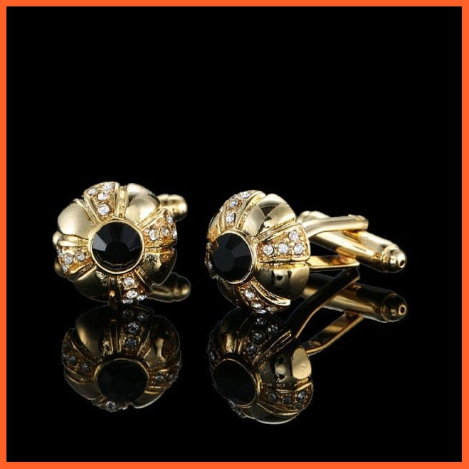 Quality Gold Color Cufflinks | Retro Pattern Poker Bird Knot Fish Bullet French Shirt Cuffs Suit Accessories Wedding Jewellery | whatagift.com.au.