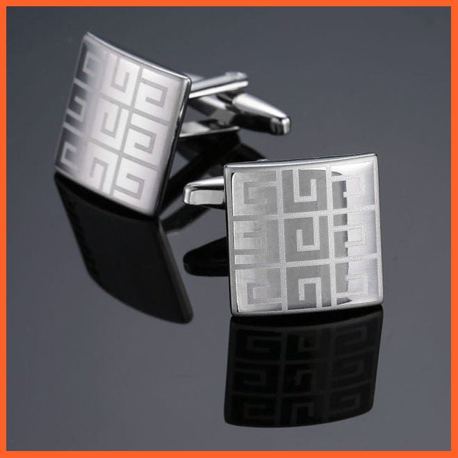 New Arrival Shirt Cufflinks | Men'S Steel Laser Engraving Cuff Links | whatagift.com.au.