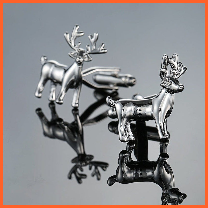 Fashion Mens New Arrival Animal Cufflinks Novelty Black Dog Fish Deer Tortoise Design Gift For Men | whatagift.com.au.