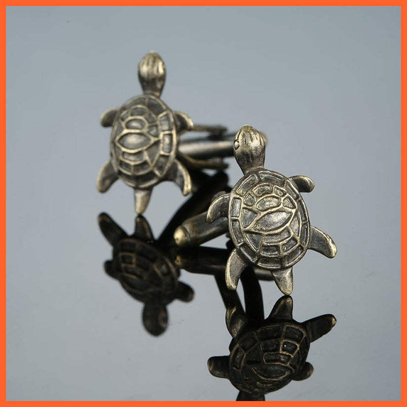 Fashion Mens New Arrival Animal Cufflinks Novelty Black Dog Fish Deer Tortoise Design Gift For Men | whatagift.com.au.