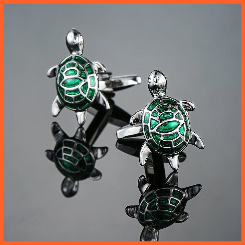 Fashion Mens New Arrival Animal Cufflinks Novelty Black Dog Fish Deer Tortoise Design Gift For Men | whatagift.com.au.