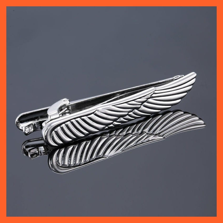 Men Novel Tie Clip Necktie Feather Archor Mustache Tie Clip | High-Quality Bar Clasp Cufflinks For Men | whatagift.com.au.