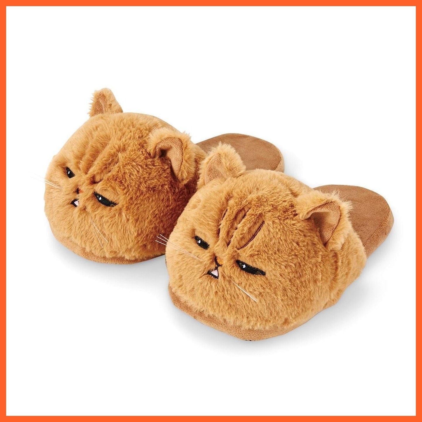 Cute Plush Kitten Soft  Plush Slippers - Home Slippers | whatagift.com.au.