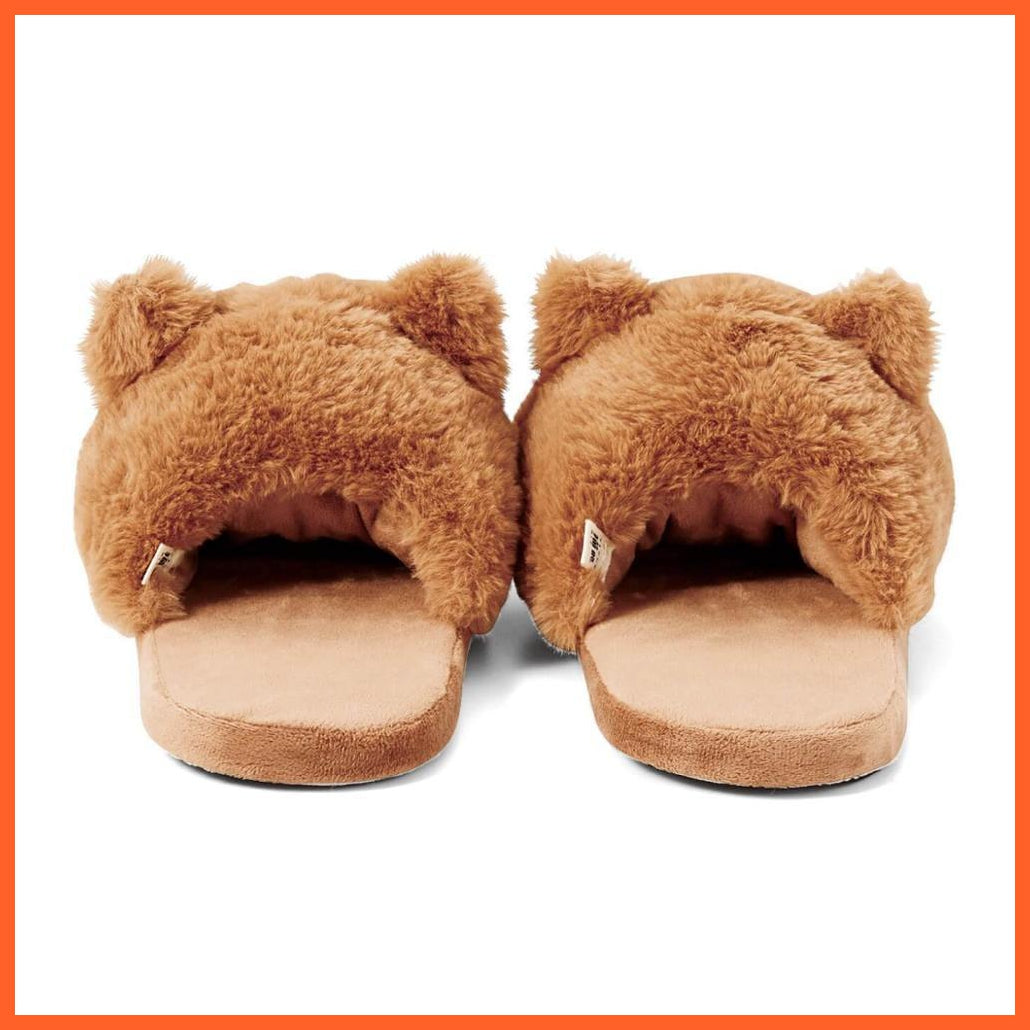 Cute Plush Kitten Soft  Plush Slippers - Home Slippers | whatagift.com.au.