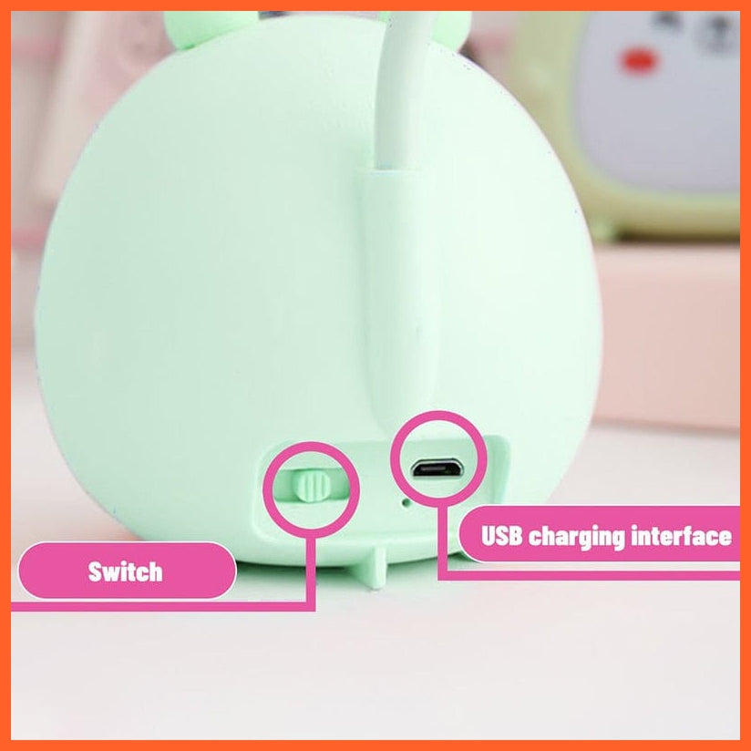 whatagift.com.au Cute Rechargeable Desk Lamp | Eye Protection Bedside Table Lamps