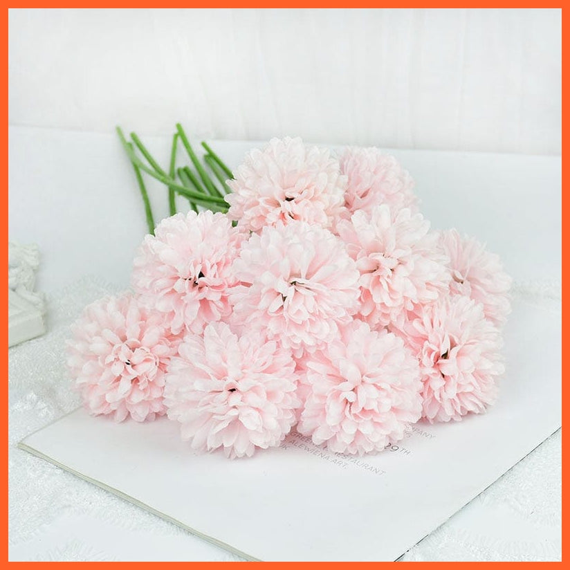 whatagift.com.au D / 3pcs 3/5pcs Silk Artificial Hydrangea Dandelion Flower For Home Decoration