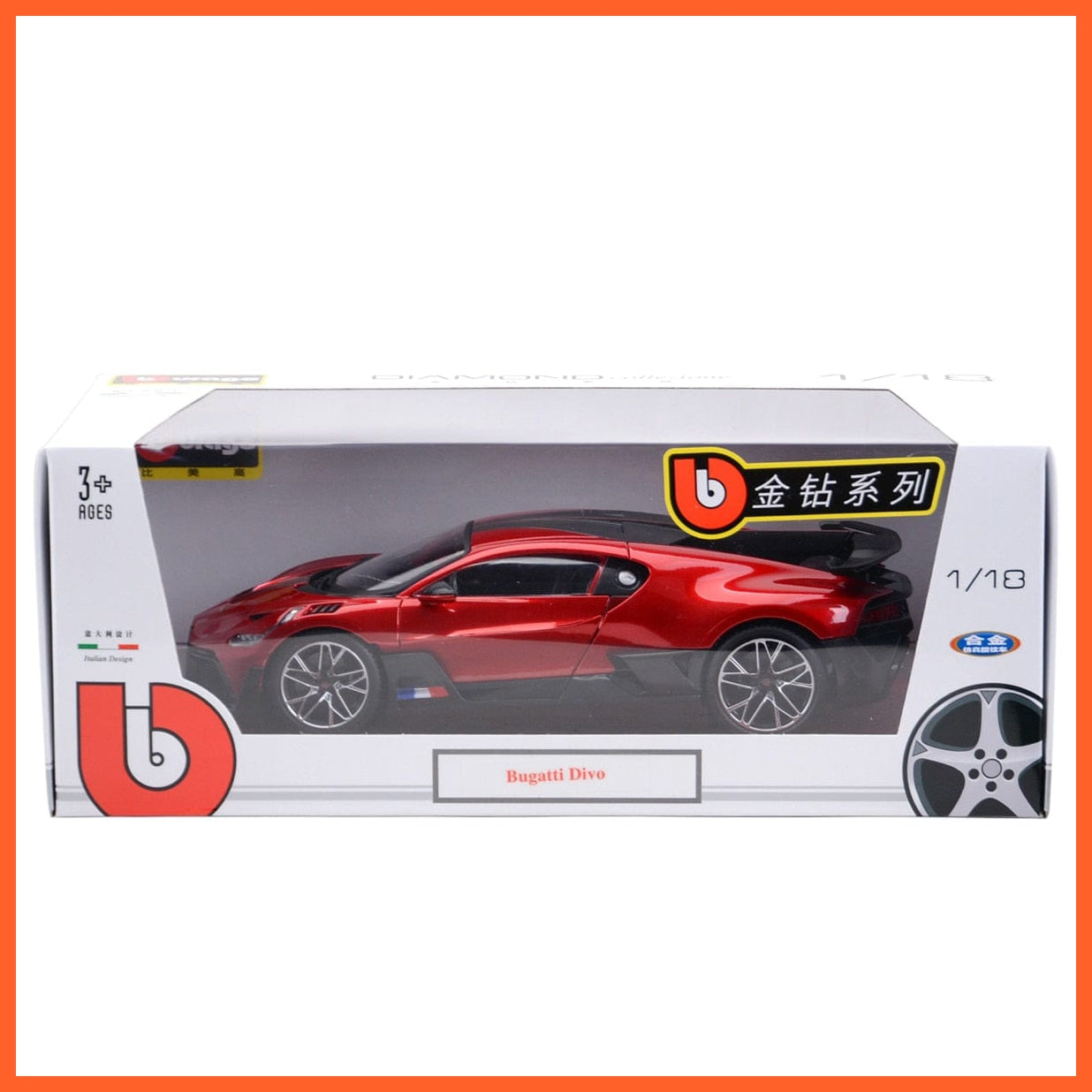 Bugatti Divo 1:18 Sports Car Static Simulation Die Cast Model Car Toys | whatagift.com.au.