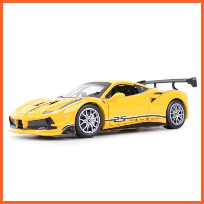 Ferrari 488 Challenge 1:24 Sports Car Static Die Cast Model Car Toys | whatagift.com.au.