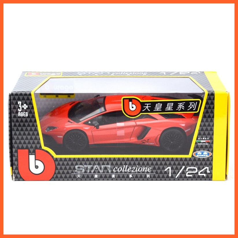 Lamborghini Aventador Sv Coupe 1:24 Sports Car | Static Die Cast Model Car Toys | whatagift.com.au.