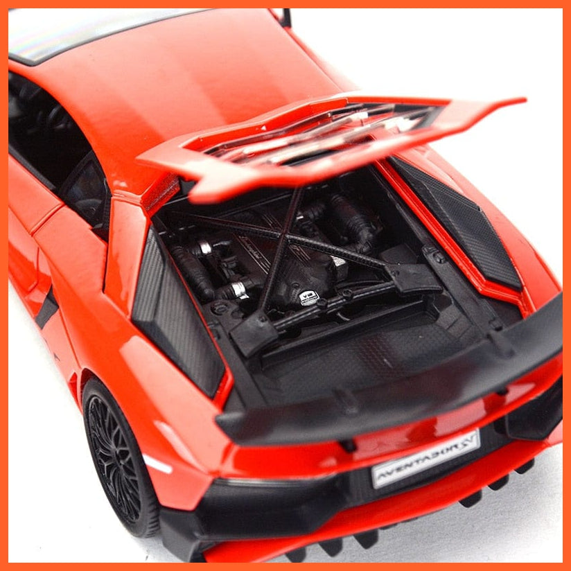 Lamborghini Aventador Sv Coupe 1:24 Sports Car | Static Die Cast Model Car Toys | whatagift.com.au.