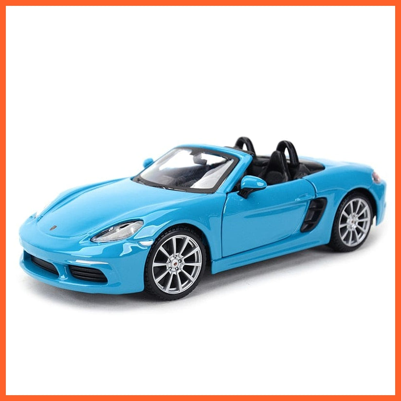 Porsche 718 Boxster 1:24  Sports Car | Static Die Cast Model Car Toys | whatagift.com.au.