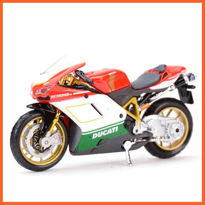 Ducati-1098S 1:18 Static Die Cast Vehicles | Collectible Motorcycle Model Toys | whatagift.com.au.