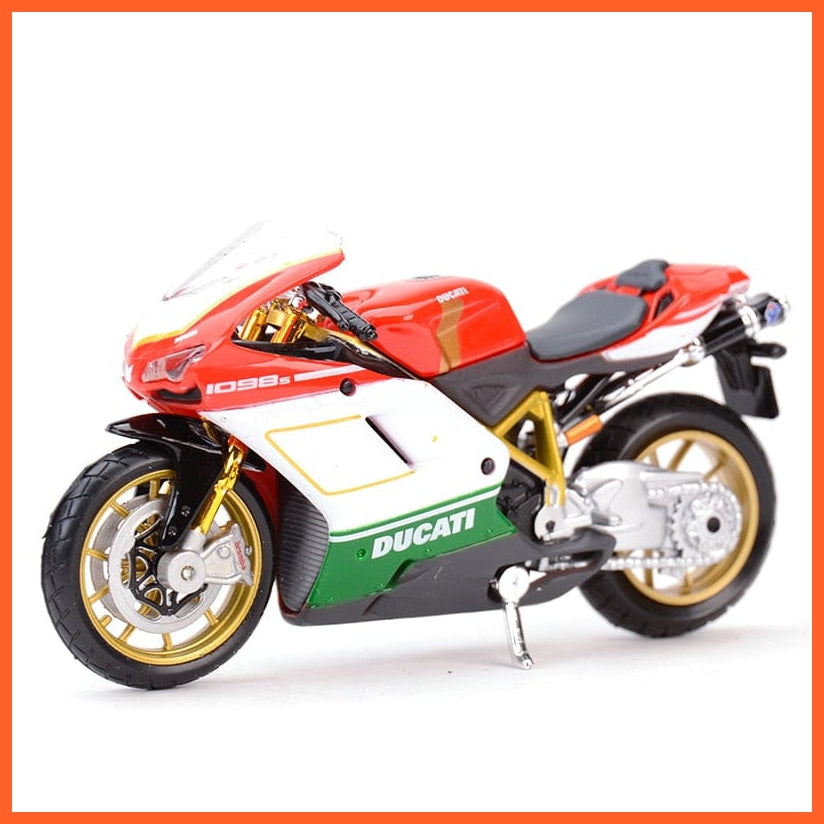 Ducati-1098S 1:18 Static Die Cast Vehicles | Collectible Motorcycle Model Toys | whatagift.com.au.