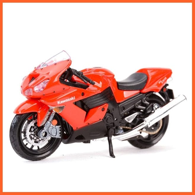 Kawasaki Motorcycle Model 1:18 Static Die Cast Vehicles Motorcycle Model Toys | whatagift.com.au.