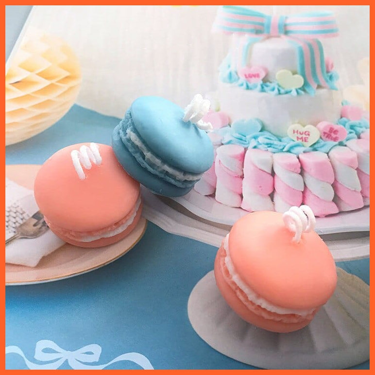 whatagift.com.au DIY Scented Candle Mold | Dessert Macaron Muffin Cup Cake Silicone Mold For Candle