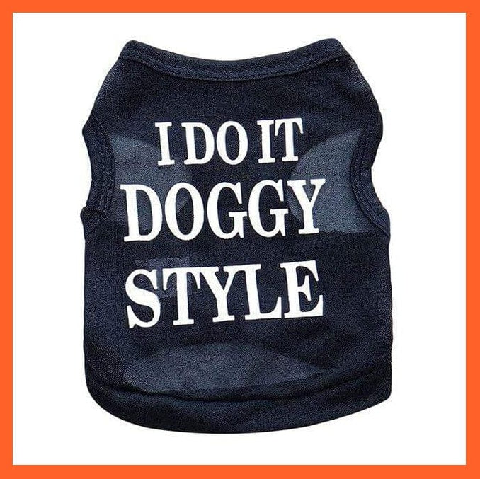 whatagift.com.au Dog Apparel Black 5 / XS Summer Clothes For Pet | Cool Clothes For Dogs And Cats