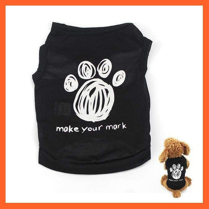 whatagift.com.au Dog Apparel Black / XS Summer Clothes For Pet | Cool Clothes For Dogs And Cats