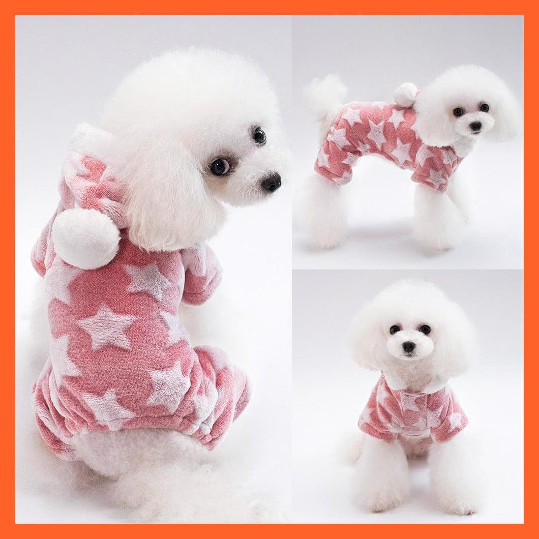 whatagift.com.au Dog Apparel Cat And Small Dog Clothes | Chihuahua Winter Jumpsuit