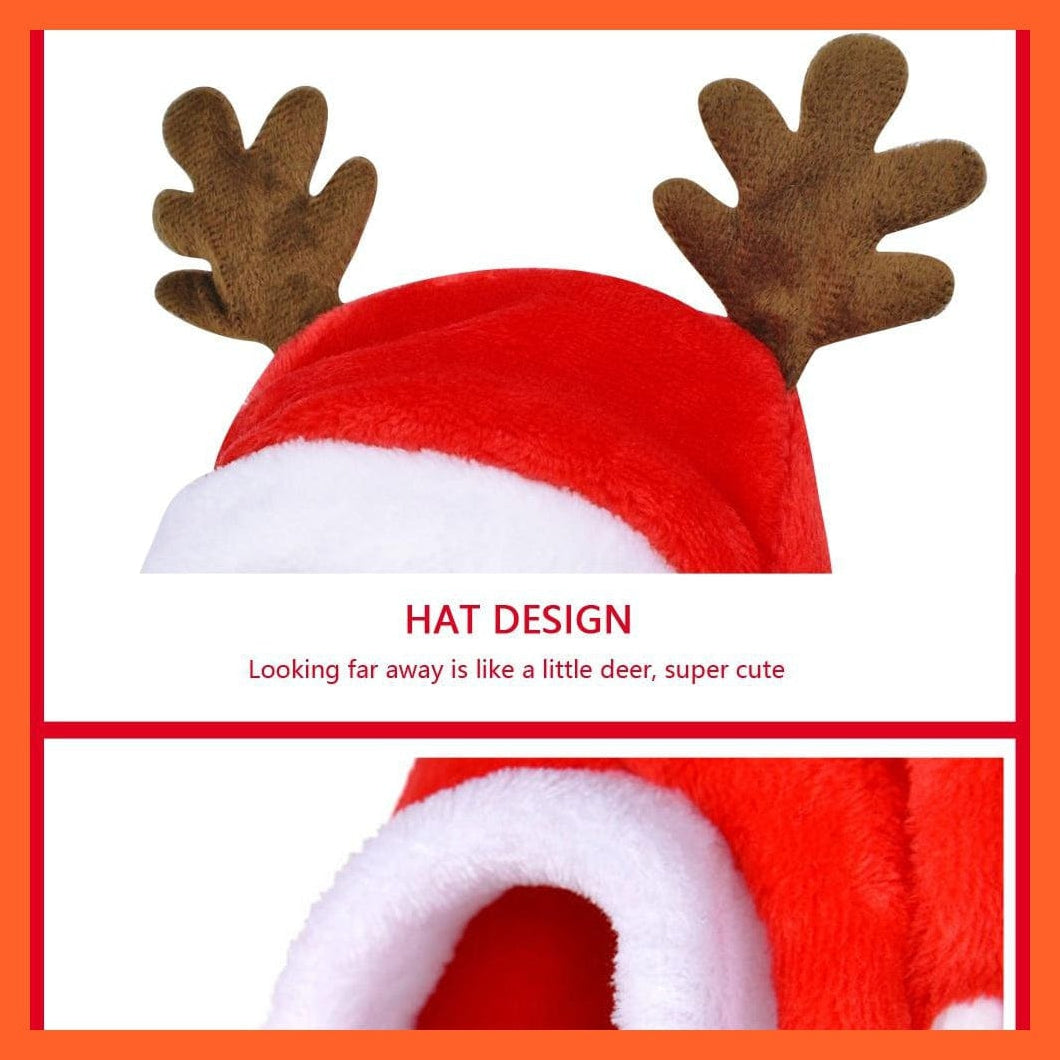 whatagift.com.au Dog Apparel Dogs Santa Costume | Cats Santa Costume