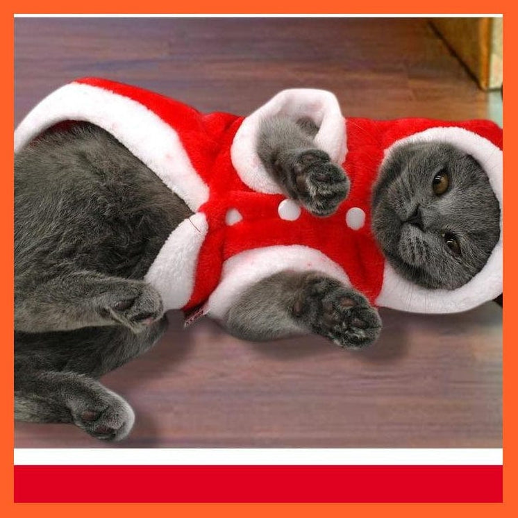 whatagift.com.au Dog Apparel Dogs Santa Costume | Cats Santa Costume