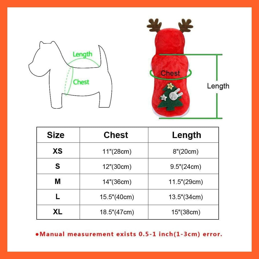 whatagift.com.au Dog Apparel Dogs Santa Costume | Cats Santa Costume