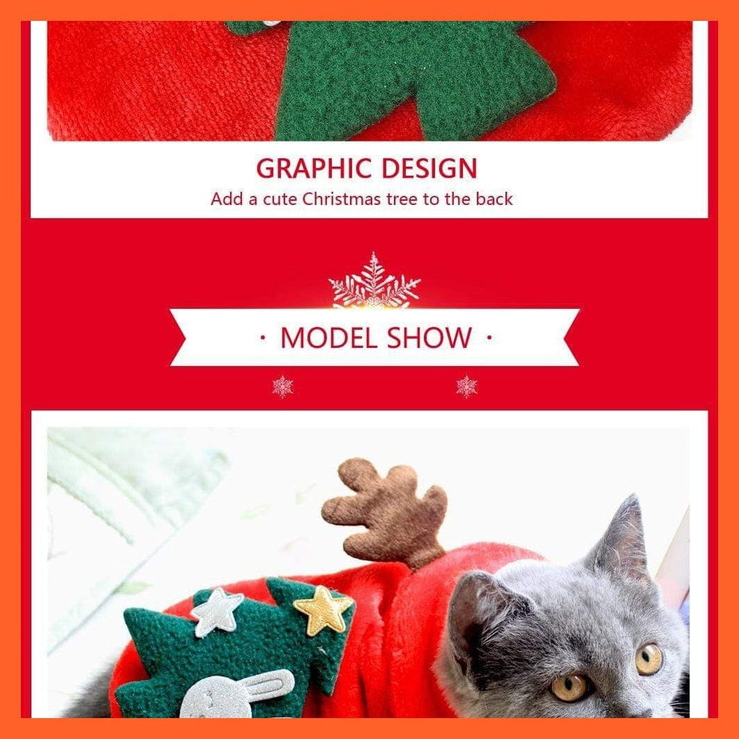 whatagift.com.au Dog Apparel Dogs Santa Costume | Cats Santa Costume