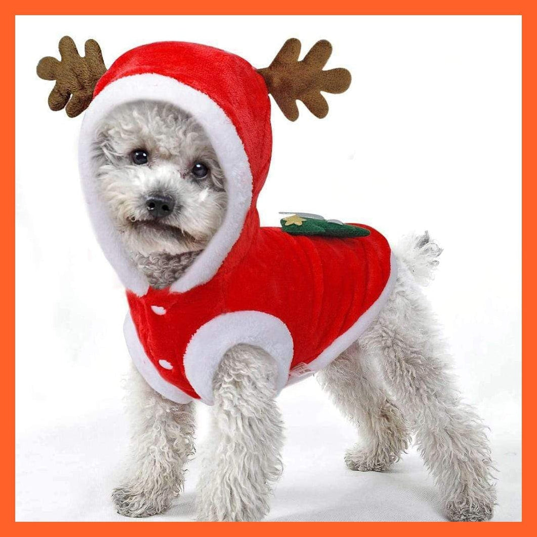 whatagift.com.au Dog Apparel Dogs Santa Costume | Cats Santa Costume