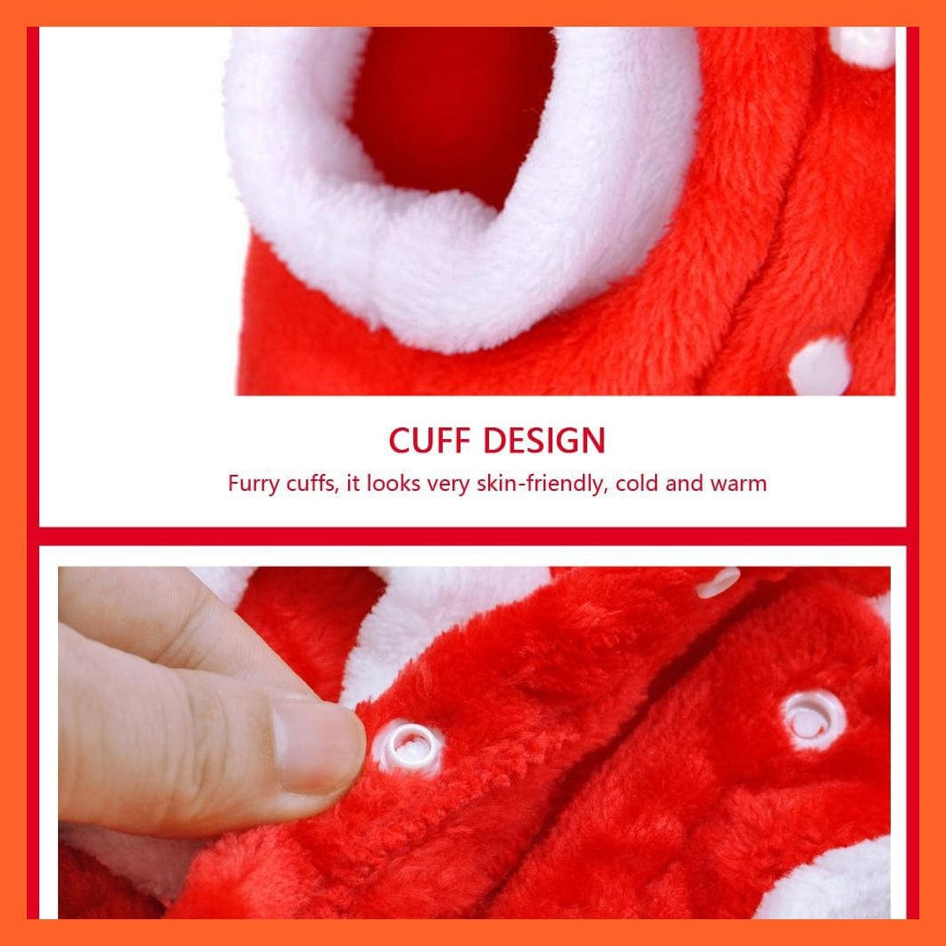 whatagift.com.au Dog Apparel Dogs Santa Costume | Cats Santa Costume