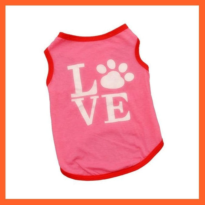 whatagift.com.au Dog Apparel Pink 3 / XS Summer Clothes For Pet | Cool Clothes For Dogs And Cats