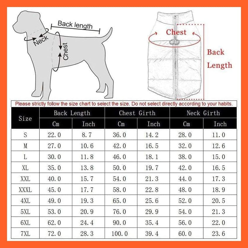 whatagift.com.au Dog Apparel Waterproof Jacket For Large And Medium Size Dogs