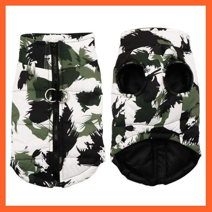 whatagift.com.au Dog Clothes Black / S / China Printed Winter Clothes For Dog
