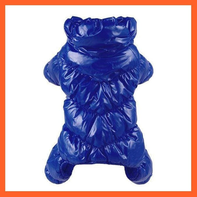 whatagift.com.au Dog Clothes Blue / S / China Shiny Warm Clothes For Pet