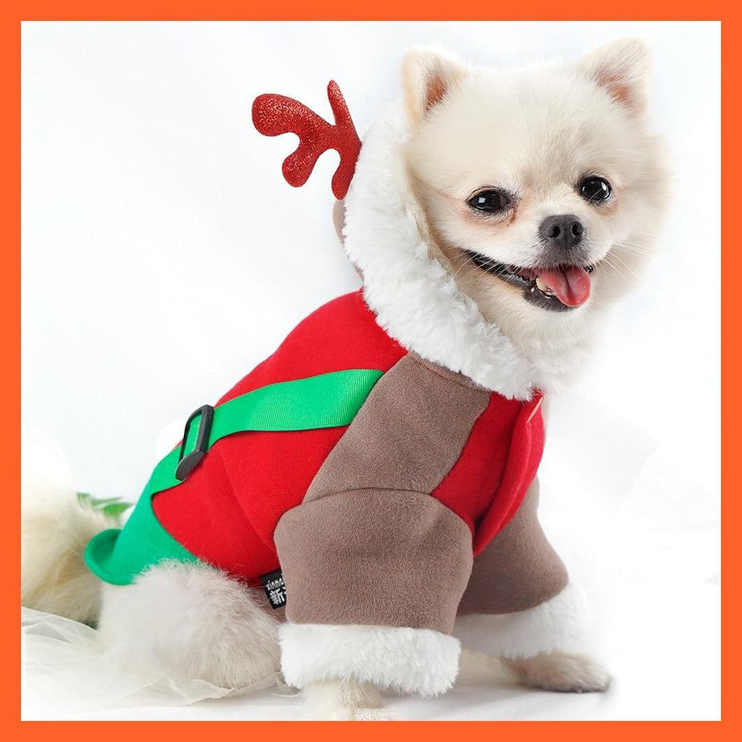 whatagift.com.au Dog Clothes Christmas Costume For Small Dogs