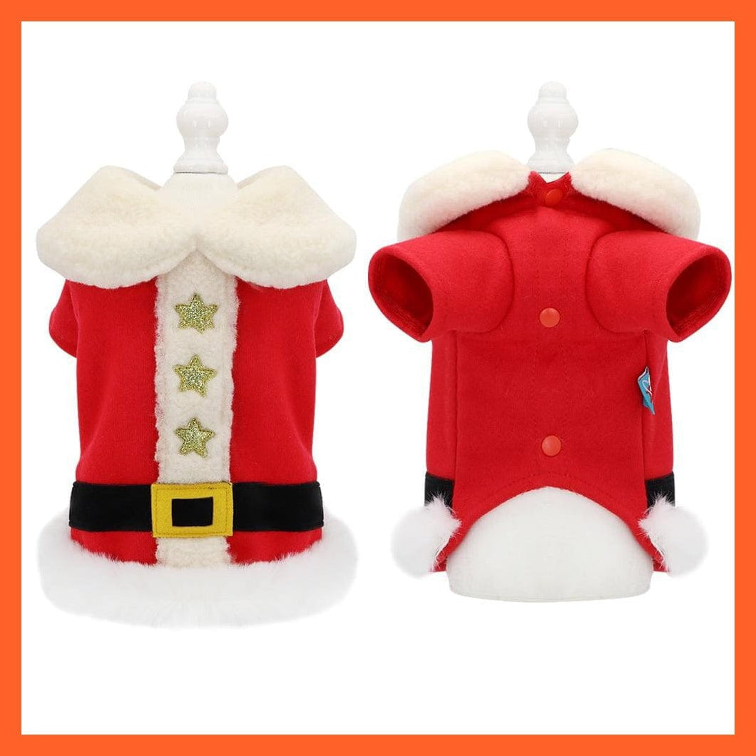 whatagift.com.au Dog Clothes Christmas Costume For Small Dogs