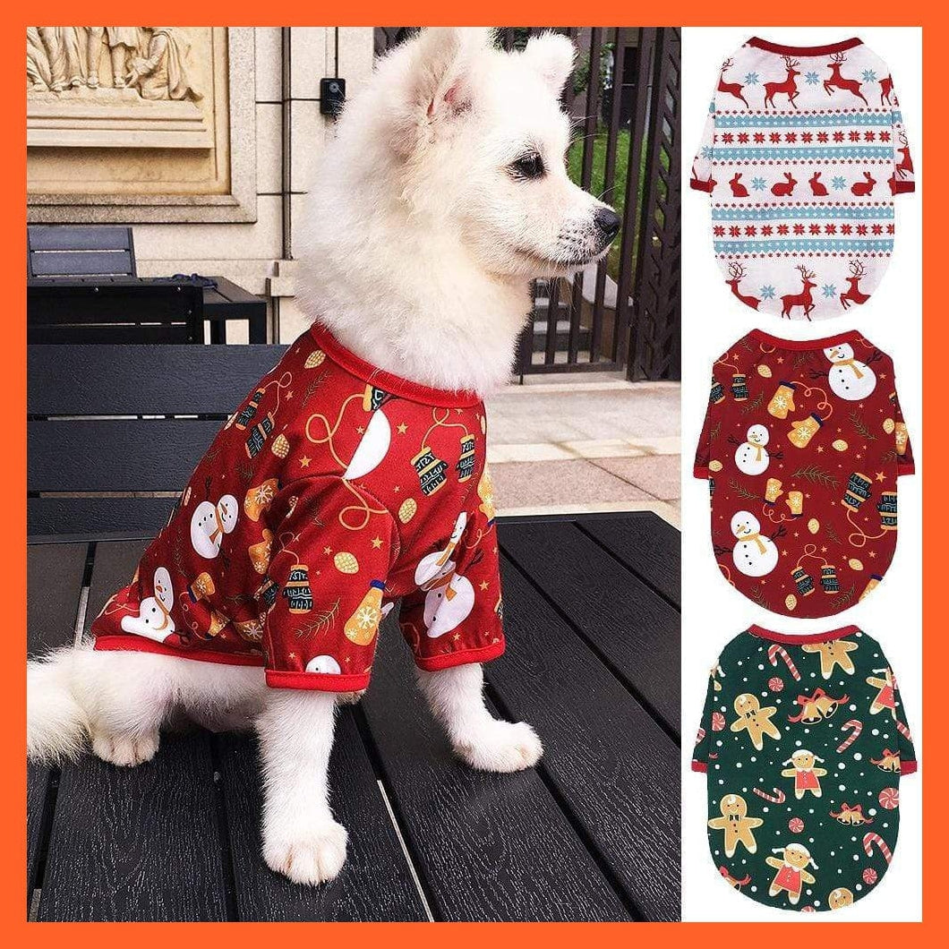 whatagift.com.au Dog Clothes Christmas Costume For Small Dogs