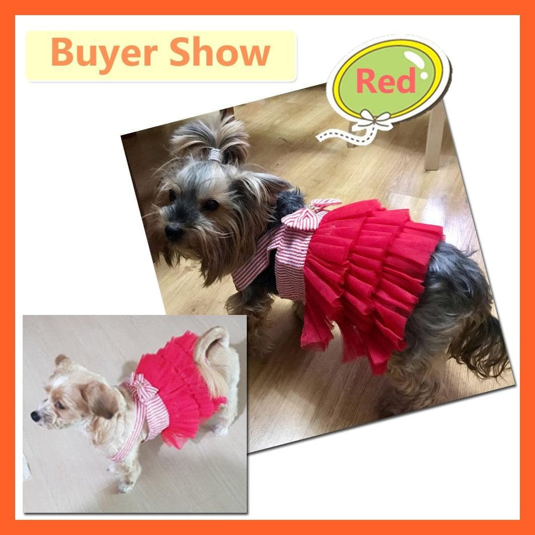 whatagift.com.au Dog Clothes Cute Skirt Dress For Pets