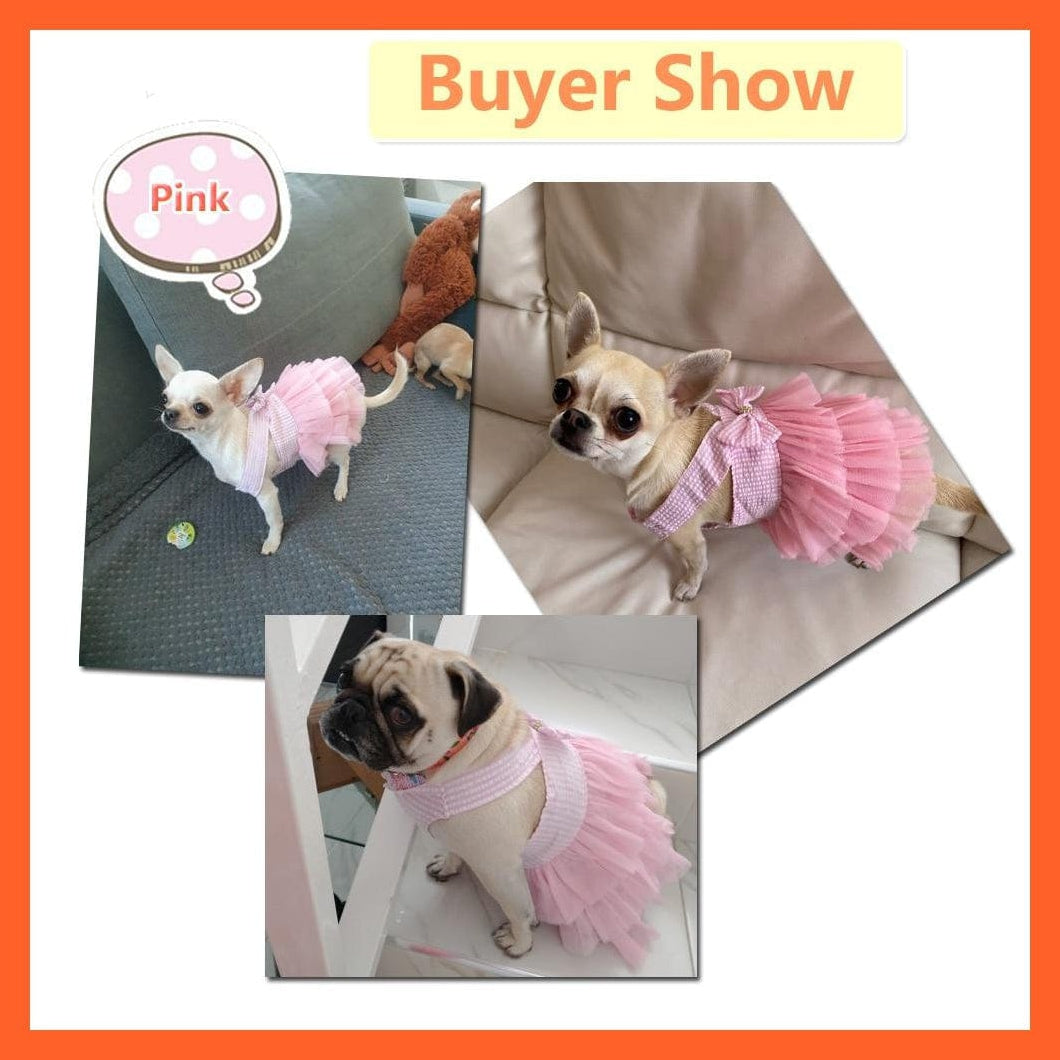 whatagift.com.au Dog Clothes Cute Skirt Dress For Pets