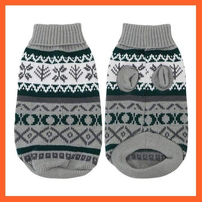 whatagift.com.au Dog Clothes gray / S Warm Sweater For Small Pets