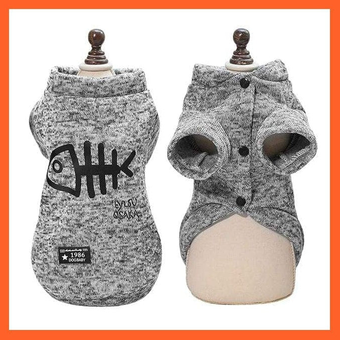 whatagift.com.au Dog Clothes gray / S Winter Coat For Pet | Small And Medium Dog And Cat