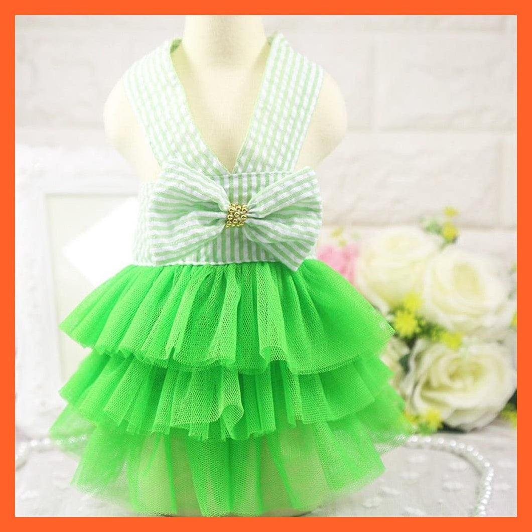 whatagift.com.au Dog Clothes Green / XS Cute Skirt Dress For Pets