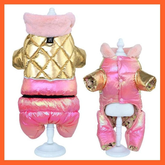 whatagift.com.au Dog Clothes Pink / 10 Thick Clothes For Small Dog And Cat | Winter Warm Jacket