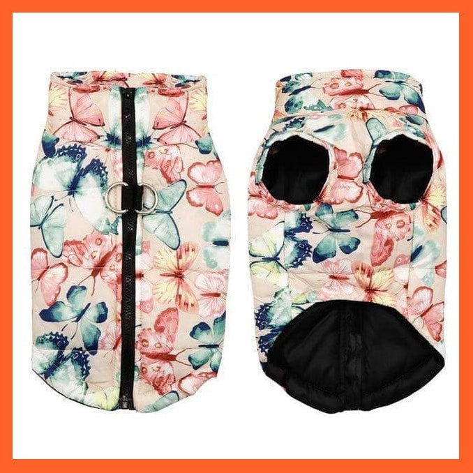 whatagift.com.au Dog Clothes Pink / S / China Printed Winter Clothes For Dog
