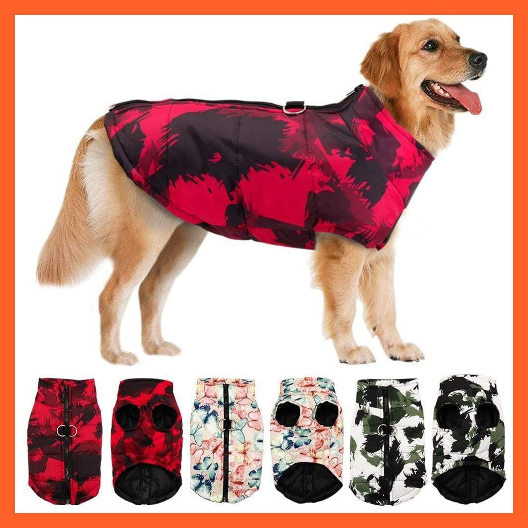 whatagift.com.au Dog Clothes Printed Winter Clothes For Dog