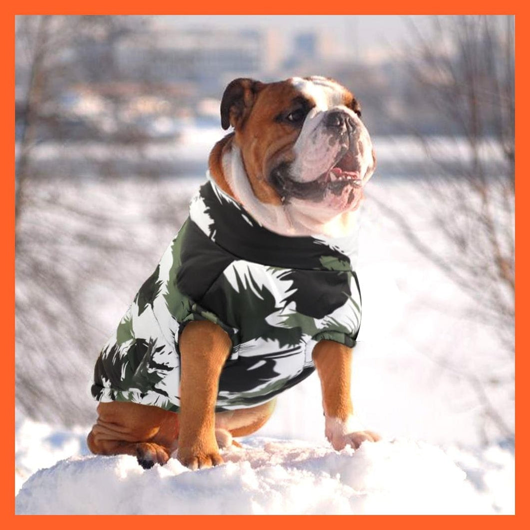 whatagift.com.au Dog Clothes Printed Winter Clothes For Dog