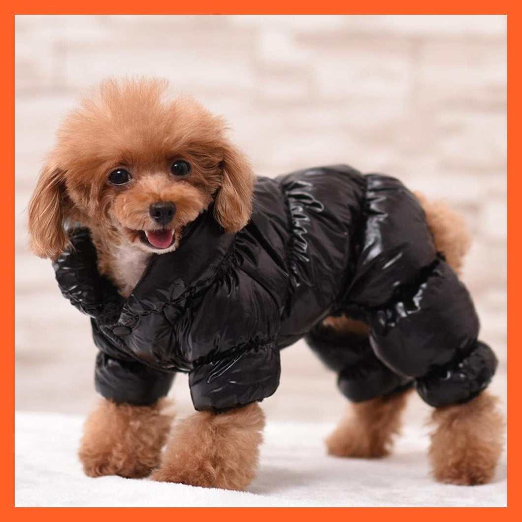 whatagift.com.au Dog Clothes Shiny Warm Clothes For Pet