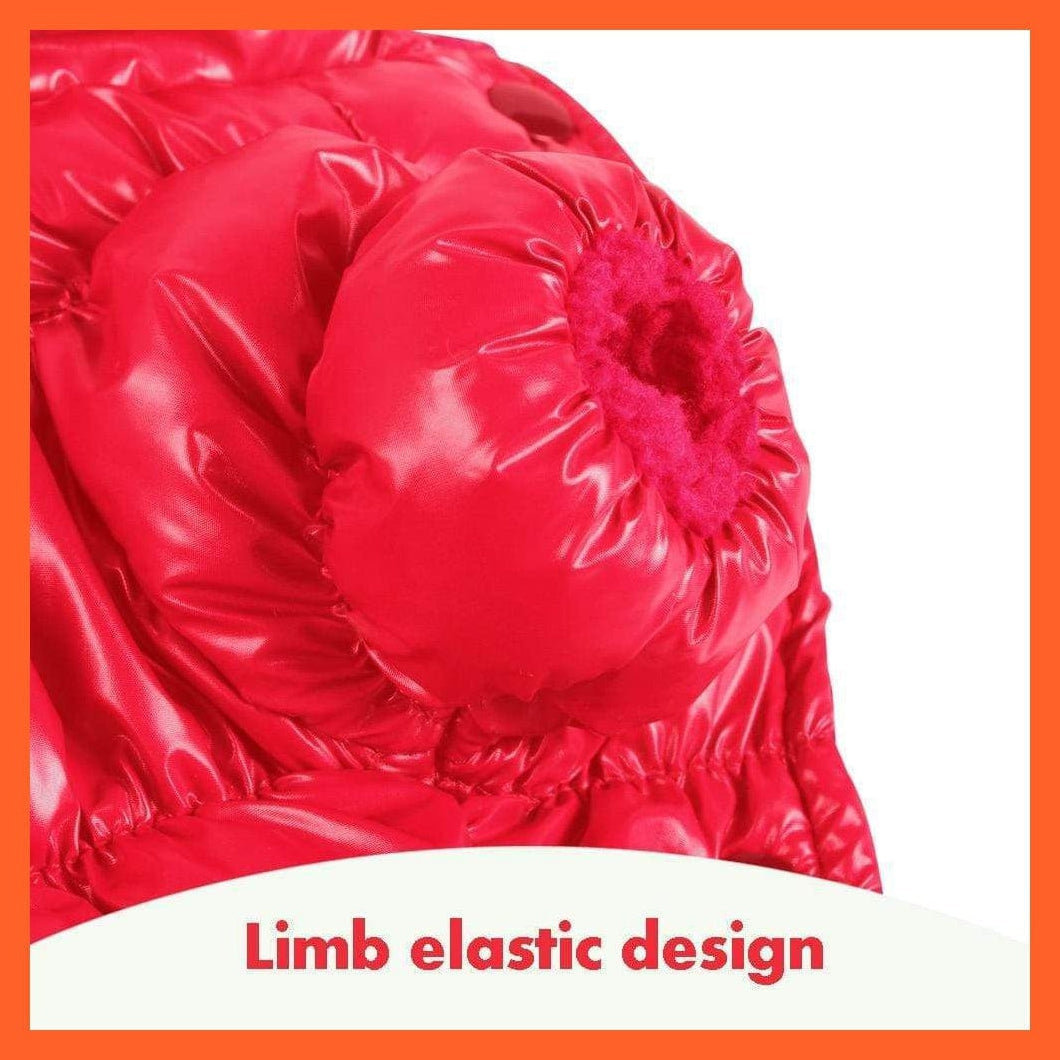 whatagift.com.au Dog Clothes Shiny Warm Clothes For Pet