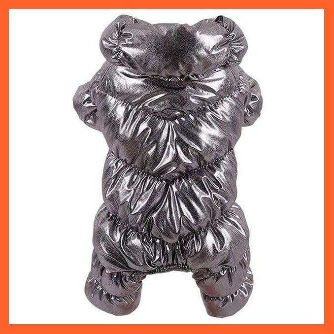 whatagift.com.au Dog Clothes Silver / L / China Shiny Warm Clothes For Pet