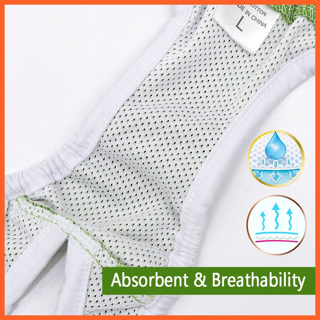 whatagift.com.au Dog Diapers Dog Physiological Pants | Washable Diapers Female Menstruation Sanitary Underwear