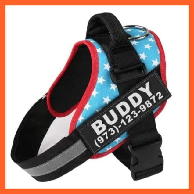 whatagift.com.au dog harness Personalized Custom Dog Harness | Dog Collar Name Safe Dog Harness